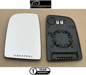 Fits Mercedes Sprinter 2008-2018 Left Side Parktronic Mirror Glass Heated Base - Picture 1 of 12