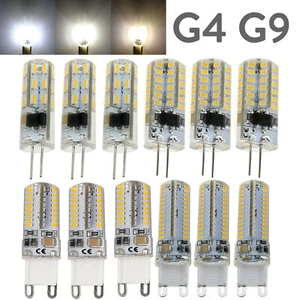 1X G4 G9 LED Corn Light Bulb Silicone Crystal 3W 4W 5W 6W 9W 3014 SMD Lamp 220V - Picture 1 of 9