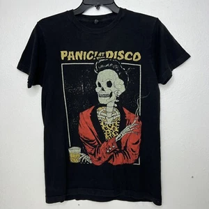 Camiseta Panic at the Disco Death of a Bachelor Tour Unisex Pequeña S Negra Esqueleto - Imagen 1 de 6