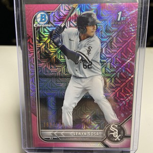 2022 Bowman Chrome Prospects Fuchsia Refractor /199 Lenyn Sosa #BCP-76