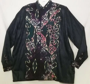 XL Freizeithemd mit Knopfleiste Herren - Bild 1 von 9