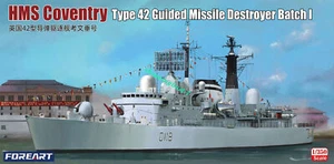 FORE ART 3002 1/350 HMS Coventry Type 42 Guided Missil Destroyer Batch 1 - Picture 1 of 2