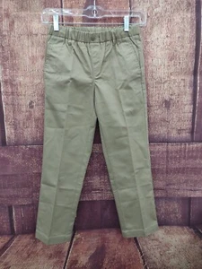 Lands End Boys Uniform Dress Pants, Khaki, Size 7 - Picture 1 of 6