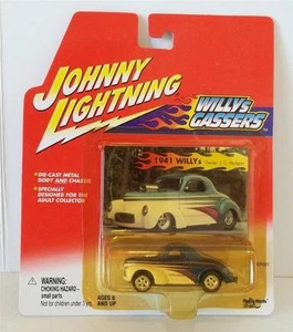JOHNNY LIGHTNING 1941 WILLYS COUPE GASSERS J.C. HUDGINS NRFP - Bild 1 von 2
