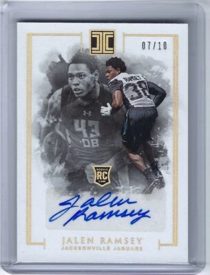 Jalen Ramsey 2016 Panini Impeccable Rookie Autographs #101 /10 (AU, RC) - Image 1 of 2