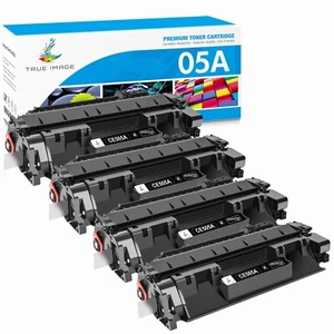 4 Pack CE505A Toner Compatible With HP 05A LaserJet P2035 P2055DN P2035N Printer - Picture 1 of 11