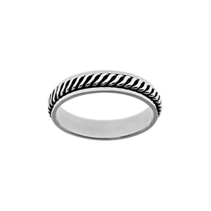 Mens Sterling Silver Pattern Spinner Rotating Ring 925 Hallmarked Sizes W - Z +1 - Picture 1 of 4