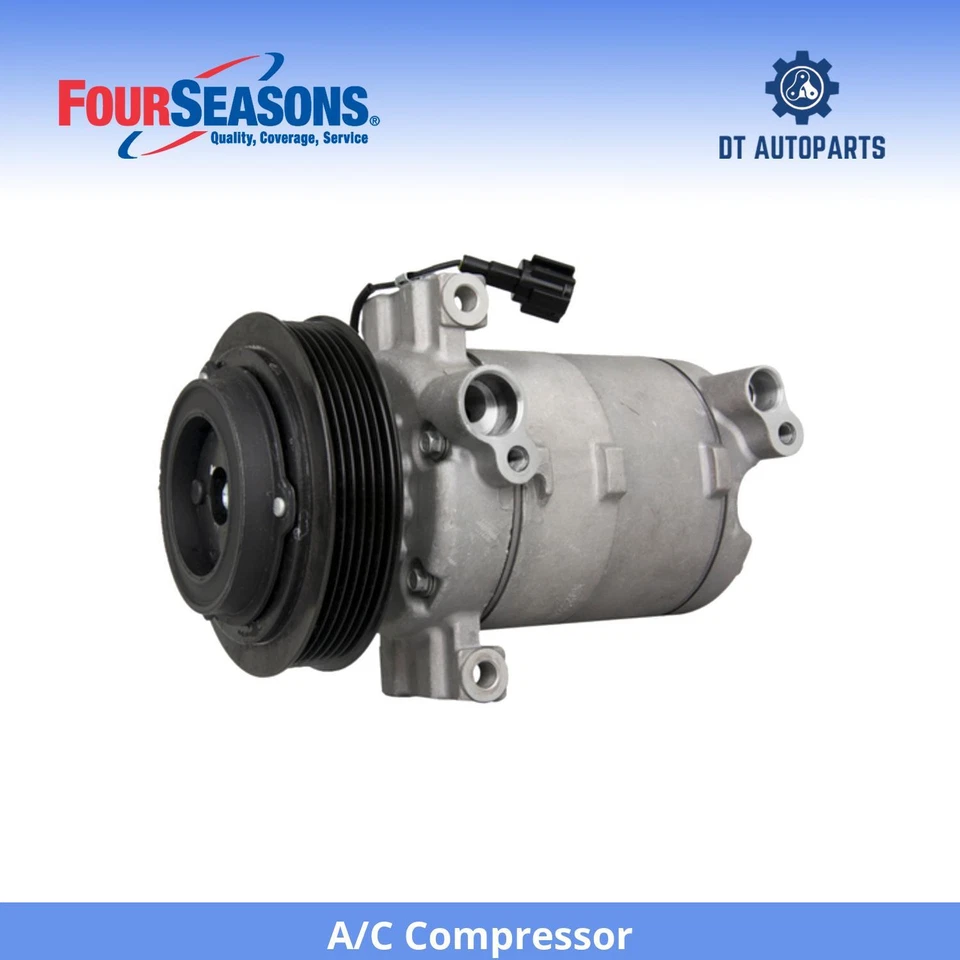Compresor de aire acondicionado Nissan Frontier 2005-2017 2,5 L L4 4 estaciones 2006 2007 2008 Foto 1 de 4