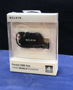 Belkin Pocket 4 Port Handy Mobile Transfer USB Hub *New* - Picture 1 of 4