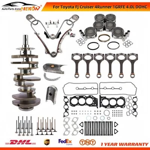 1GR-FE Engine Overhaul Rebuild Kit For Toyota FJ Cruiser 4Runner 1GRFE 4.0L DOHC - Picture 1 of 11