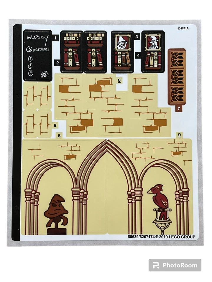 全新乐高 | 贴纸套装 75948 仅 1 张 - 霍格沃茨钟楼 — 第 1/1 张图片
