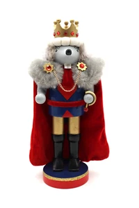 Vtg 2001 Nutcracker Village Mouse King 12" Toy Soldier Christmas Decor - Picture 1 of 6