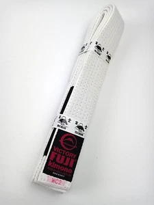 Victory Fuji Kimono Jiu Jitsu Belt White (100% cotton) New WC2 RN#83977 - Picture 1 of 6