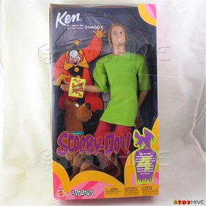 Barbie Scooby Doo Ken as Shaggy with Scooby Doo dog in lightly worn box - Picture 1 of 4