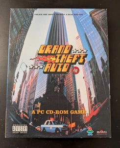Original Grand Theft Auto Big Box PC CD-ROM Game w/maps inserts & manual - Picture 1 of 9