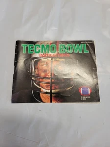 TECMO BOWL Instruction Manual No Game NES Nintendo - Picture 1 of 3