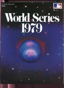 1979 World Series Program Pittsburgh Pirates Baltimore Orioles Baseball + INSERT - Picture 1 of 1