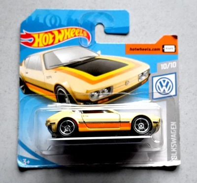 Hot Wheels, VOLKSWAGEN SP2, leichtes Gelb metallic, 1:64, OVP im Blister - Bild 1 von 2