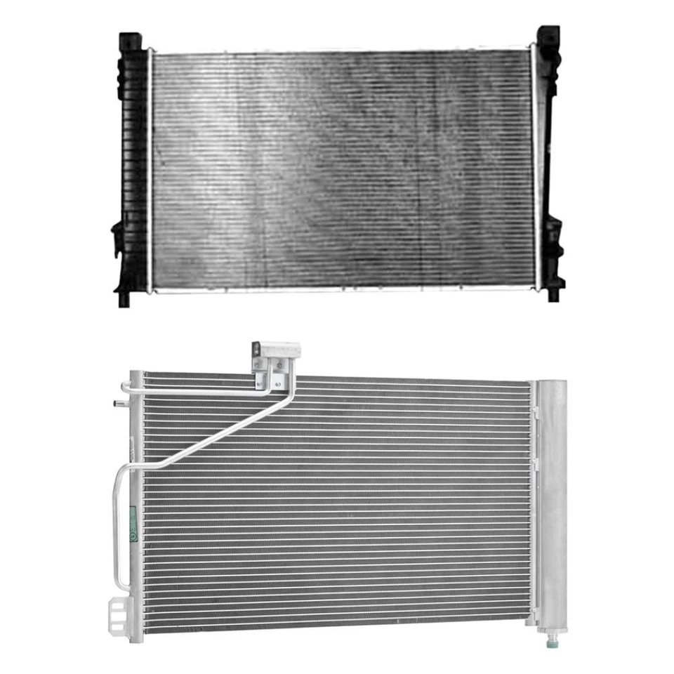 For Mercedes-Benz C240 2001-2005 TYC Radiator & Condenser Kit Foto 1 de 1