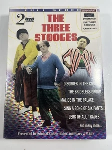 The Three Stooges (DVD, 2003, 2-Disc Set, Platinum Disc Exclusive) New Sealed - Picture 1 of 4