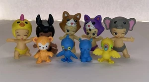 Twosies Lot Of 9, 5 Babies & 4 Pets Animals Moose Toys Twozies - Picture 1 of 3