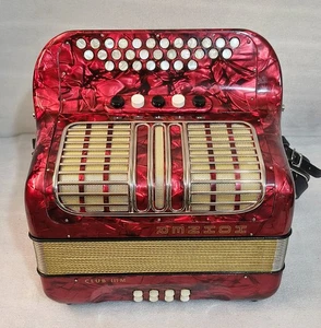 HOHNER CLUB III M C-F 8 BASS Accordion Akkordeon Excellent TOP - Picture 1 of 16