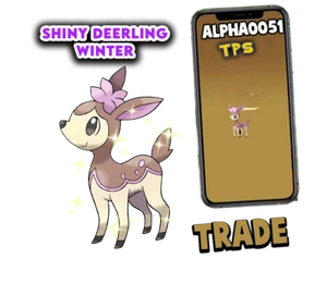 Pokemon Shiny Deerling Winter Trade Registriert oder Ultrafriend - Bild 1 von 1