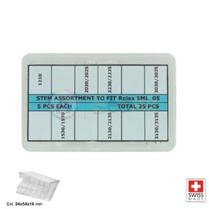 Assortimento alberi di carica per movimenti Rolex 1 pz per modello Swiss Made - Picture 1 of 2