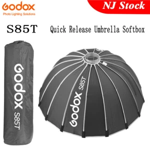 US Godox S85T 85cm/33.5Inch Quick Release Umbrella Softbox For Flash LED Light - Picture 1 of 14