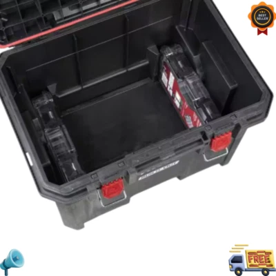 Husky 12-inch 9-Compartment Modular Tool Storage Waterproof Storage Bin - Image 1 of 4
