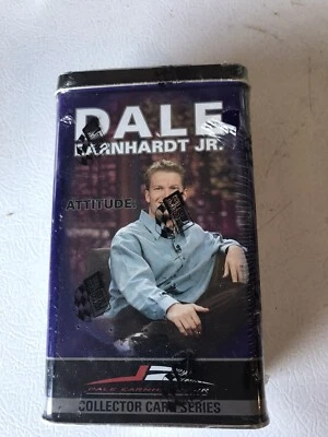 Dale Earnhardt Jr Attitude Collector Card Series Purple Tin New 2004 Press Pass - Image 1 of 3