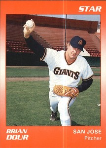 1990 San Jose Giants Star #7 Brian Dour