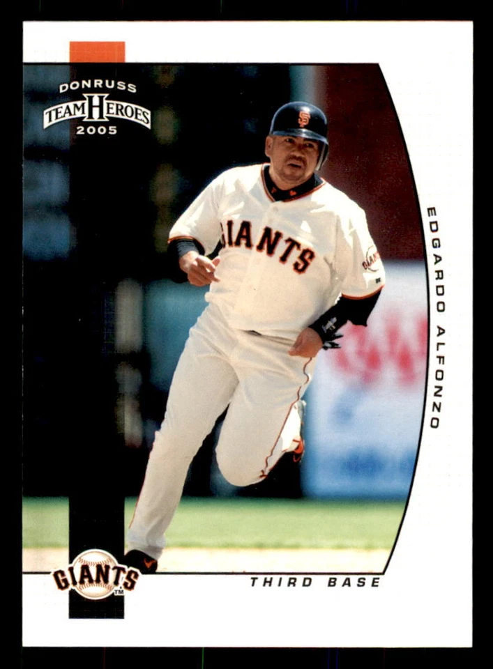 2005 Donruss Team Heroes  #273 Edgardo Alfonzo San Francisco Giants - Image 1 of 2
