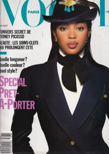 VOGUE PARIS 1988 NAOMI CAMPBELL CHRISTY CINDY CRAWFORD LINDA EVANGELISTA FASHION - Foto 1 di 18