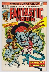 FANTASTIC FOUR #158 XEMU DER GNADENLOSE MARVEL COMICS MAI 1975 GUTER ZUSTAND - Bild 1 von 2