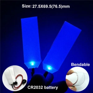 New DIY Bendable LED Light Eyes for Iron Man Batman Helmet Mask Cosplay Big Size - Picture 1 of 27