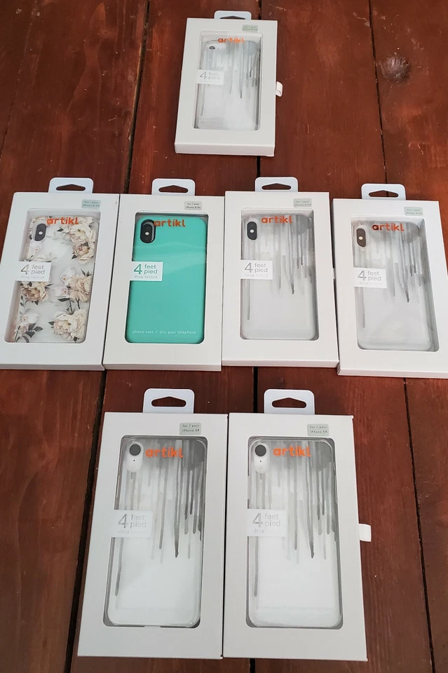 NUEVO IPhone XR, X/XS Funda Teléfono Lote (7) - Varios Colores y Diseños Foto 1 de 1