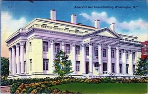 Postal publicada en Washington D.C. del edificio de la Cruz Roja Americana K4627 - Imagen 1 de 2