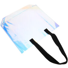  Portable Tote Bag Holographic Large Handbag Iridescent Film