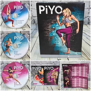 PIYO - Home Fitness Workout DVD Program w/ Quick Start & Nutrition Gudie & More - Picture 1 of 8