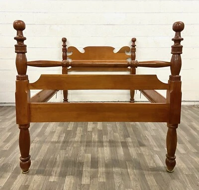 Cama de canhão antiga primitiva tamanho 3/4 início dos anos 1900 - Imagem 1 de 4