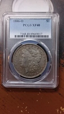 1886 O Morgan Silver Dollar $1 PCGS XF40 Original Nice                      4890 - Image 1 of 4