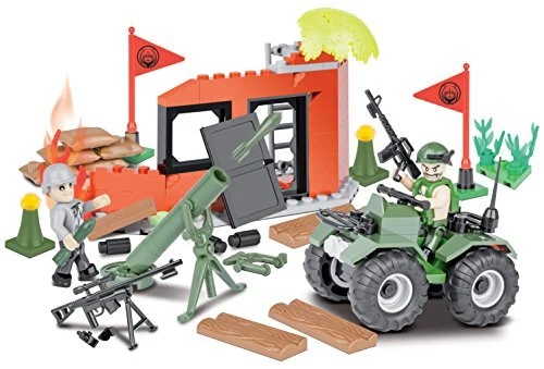 COBI Combat Training Accessory Set with ATV and Mini Figure Block Play Set #2164 - Image 1 of 1