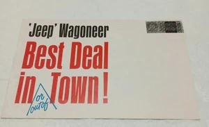 1964 Jeep Wagoneer Dealer Sales Brochure Mailer Best Deal In Town Original Fc2 - Picture 1 of 8