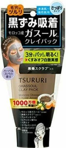 TSURURI darkening moisture adsorption Ghassoul clay Facial Mask pack 150g Japan - Picture 1 of 1