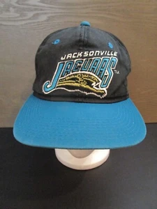 VTG Jacksonville Jaguars Banned Logo Back Hat Snapback NFL Pro Line Cap - Picture 1 of 7