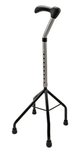 Vierfußgehhilfe Vierfußgehstütze Gehstütze beidseits Gehstock Mehrfuß Laufhilfe - Bild 1 von 1