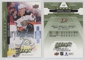 2018-19 Upper Deck MVP Green Script Ondrej Kase #117