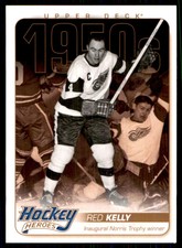 2011-12 Upper Deck Hockey Heroes 1950s / 1960s Red Kelly Detroit Red Wings #HH10
