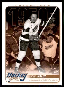 2011-12 Upper Deck Hockey Heroes 1950s / 1960s Red Kelly Detroit Red Wings #HH10